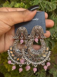Boho Chic Silver Earrings