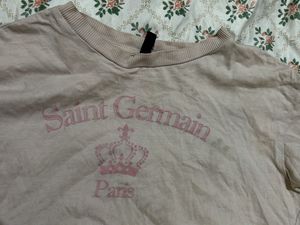 Saint Germain Paris Crop Top