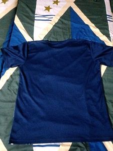 Stylish Blue Patterned T-Shirt