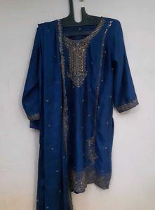 Elegant Blue Salwar Kameez