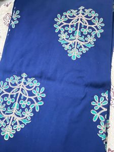 Embroidered Blue Kurta