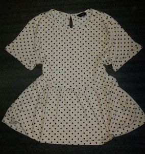 Tan Polka Dot Shirt