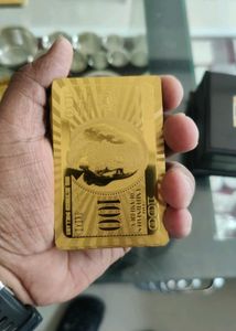 Gold Playing Cards Set