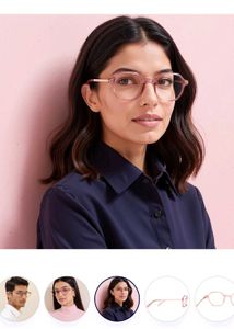Lenscart Stylish Pink Frame Glasses
