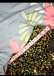 Sparkling Sleeveless Sequin Dress