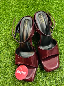 Simplex Designer Maroon Heels