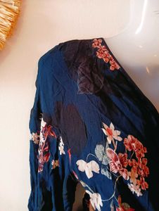 Zara Floral Wrap Top