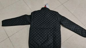 Puma Black Quilted Jacket, M Size