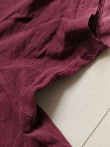 Maroon T Shirt For Both Boys And Girls