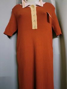 Sale 🧡 Y2k Chic Knit Polo Dress