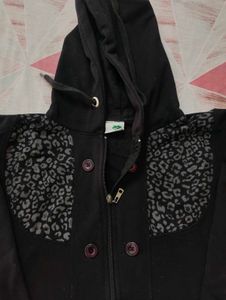 Black Leopard Hoodie