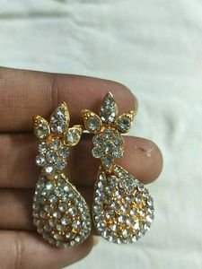 Elegant Crystal Teardrop Earrings