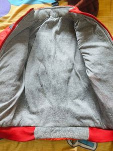 Red &amp; Black Padded Jacket