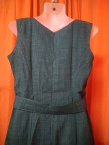 Vintage Green Belted Dress