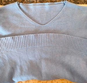 A Powder Blue Color Pullover For Women 💙