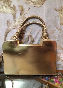 Ladies Sparkling Golden Handbag