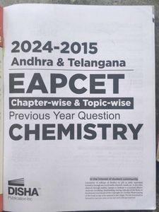 EAPCET Chemistry Previous Year Questions