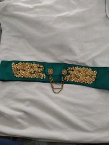 Emerald Green Embellished Dress