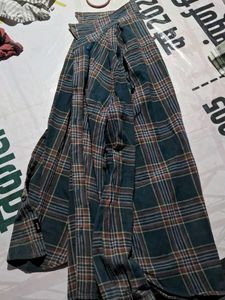 Blue Plaid Button-Down Shirt