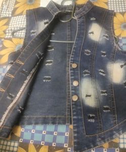 Distressed Denim jacket