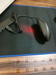 Black Colour Wired Mouse