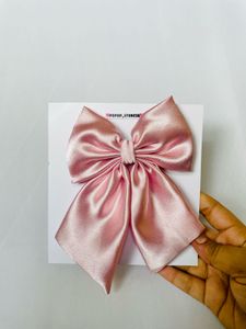 Branded Tail Bow Clips