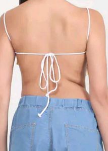 Floral Tie-Back Crop Top | Brand New