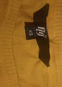 Yellow Pullover Sweater