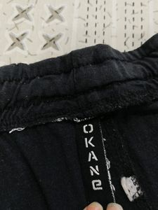 Okane Black Lower For Men