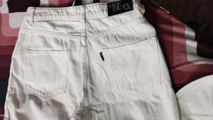 White Distressed Denim