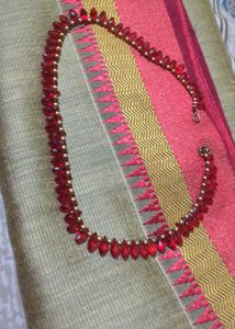 Red Crystal Necklace-Ethnic