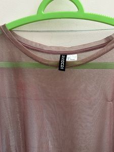 H&amp;M Sheer Pink Over Top