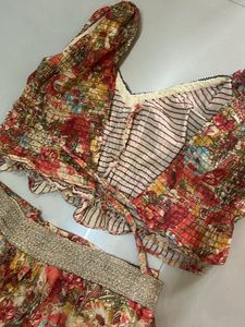 Floral Skirt &amp; Top Set