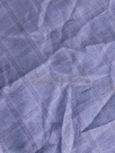 Checkered Puff Sleeve Long Top