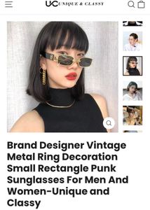 Sunglasses With Ring