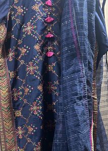 Unstitched Salwar Kameez Fabric Set
