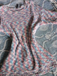 Colorful Knit Sweater