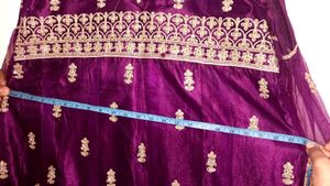 Wine Purple Sharara Lehenga Choli With Dupatta