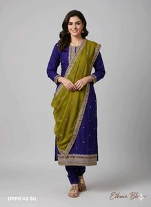 Elegant Blue Kurta Set