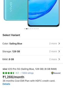 Vivo V25 Pro New Condition