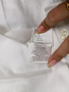 NEW WHITE SHIRT WITH EXTRA BUTTONS
