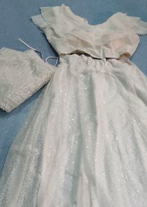 Lehenga(Blouse,Top, Dupatta)