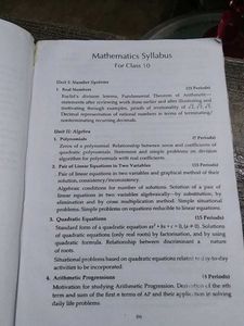 Mathematics - Class 10