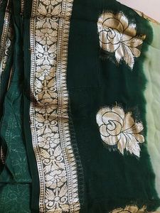 Elegant Floral Design Saree