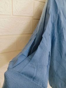 Korean Style Blue Top