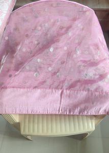 Pink Embellished saree