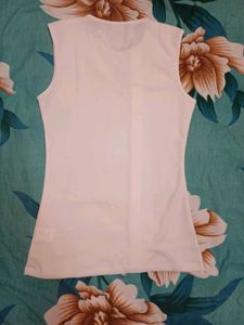 Shein Sleeveless Asymmetrical Button Closure