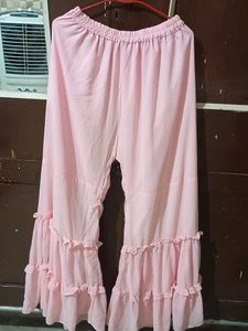 Baby Pink 🩷 Sharara Set With Dupatta