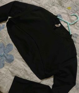 Black Long Sleeve Top