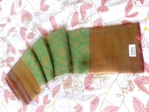 Smooth Banaras pattu saree